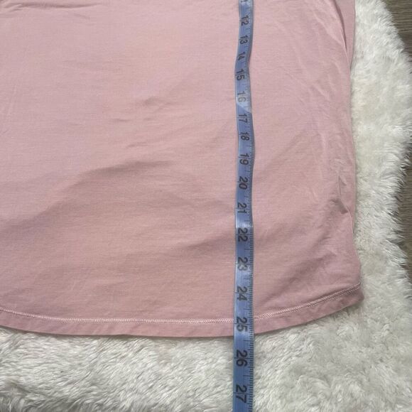 Lululemon Deep Stretch Tank Top Open Back Size Medium Rare Style Dusty Pink - Picture 9 of 9